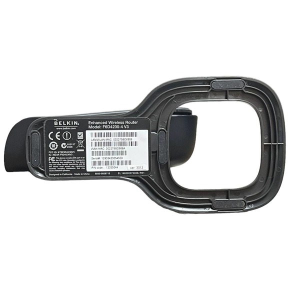 Belkin Enhanced Wireless Router Model F6D4230-4 V3 Ver 3012 No Wires WORKS - Picture 4 of 12